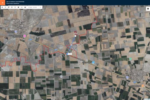 Karaca'dan Sakyatan'da Müstakil 34.890 M2 Sulanır Yatırımlık Tarla