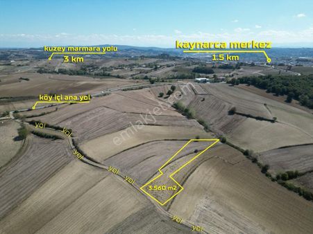 Sakarya Kaynarca Dudu Merkezde 3.560 M2 Satılık Tarla