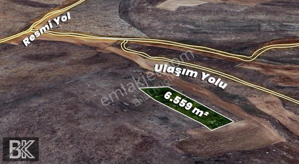 Afyonkarahisar Emirdağ Gelincikte 6.559 M² Müstakil Tapulu