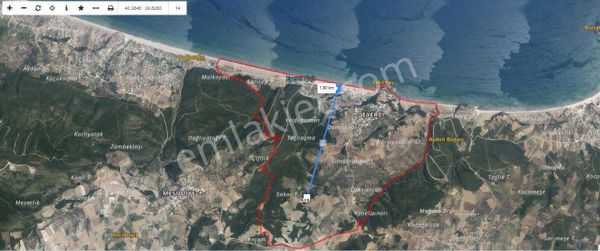 Eğerce'de Konumu Güzel Yatırımlık Tarla