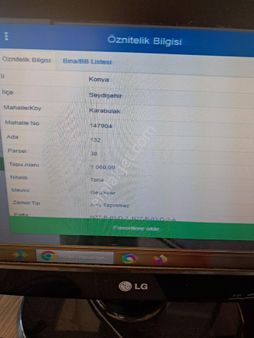 Konya Seydişehir Karabulak Mahallesinde Satılık Bahçe Yeri