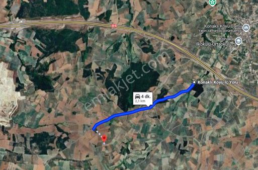 Hipotez'den Nilüfer Konaklı 10.000 M² Yatırımlık Tarla Satılık