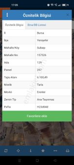 Bsm'den Subaşı İmara Sınır Satılık Tarla
