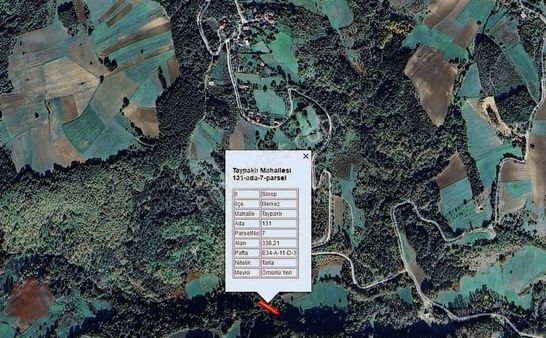 Sinop, Taypaklı' Da Doğa İçinde Satılık Arsa..