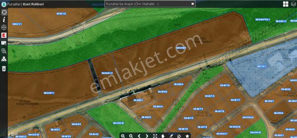 İmar Emlak2'den Yola Ve Parka Cephe Yüksek Kat Konut Arsası