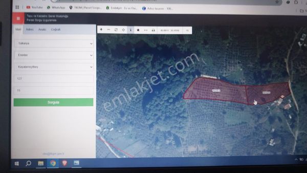 Acil Sakarya Erenler Kayalar Reşitbey Değirmentepe Satılık Fındıklık Koy İçine Yakın