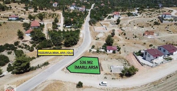 Korkuteli Yeşilyayla Mah. 536 M2 Köşe Parsel