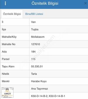 Mollakasım'da Göl Manzaralı 55 Dönüm Yatırımlık Satılık Tarla