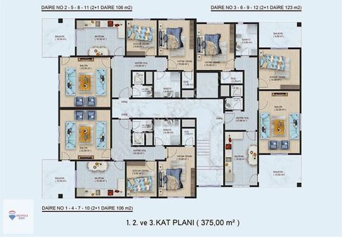 Remax Dem'den Demirkentte Anacadde Üzeri Satılık 2+1 Daireler