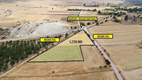 Antalya Korkuteli Bozova Mah. 5.770 M2 Ana Yola Cephe