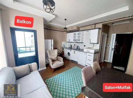 Duruşehir Kavşağında Eşyalı Kiracılı Sıfır 1+1 Ara Kat Daire