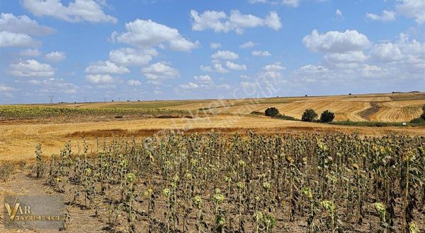 Ergene Ulaş'ta Satılık Yola Cephe 13.450m2 Tek Tapu Tarla