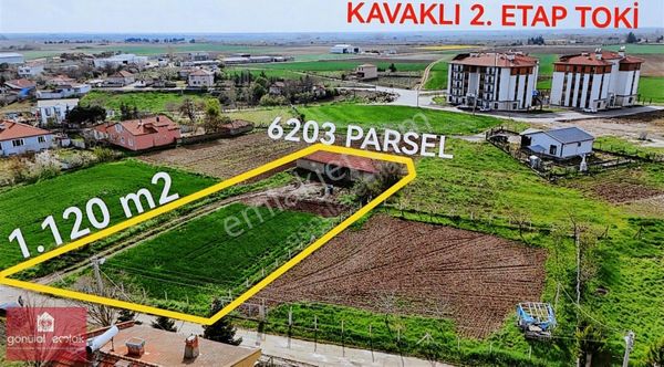 Kırklareli Kavaklı'da Toplu Villa Arsası 2 Kat %30 İmar 1120 M2