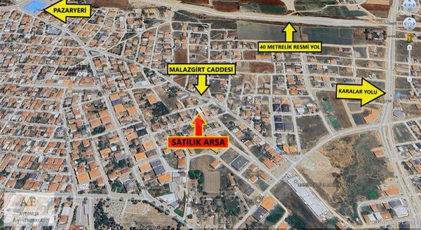 Akhisar'da Merkezi Konumda 3.5 Kat İmarlı 200 M² Satılık Arsa