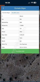 Mısırlı'dan Mersin Mut'ta Satılık Tarla