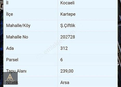 Ertuğrulgazi'de Fırsat Bitişik Nizam Arsa