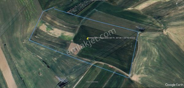 Mamak Ortaköyde Satılık Tarla Hissesi