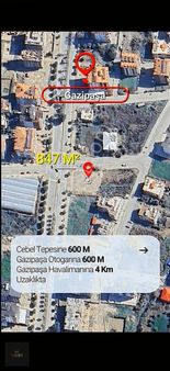 Gazipaşa Pazarcı'da Yatırımlık Fırsat Köşe Parsel