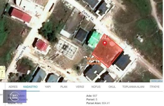 Enka'dan Paşadağ 805 Mk. Arsa %30 3kat Düzgün Kare