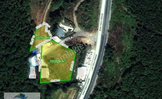 Beykoz Mahmutşevket Paşa Mahallesi Riva Yolu Kenarında Satılık Arsa