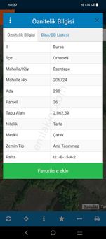 #satılık Su Kanalı Dibinde Muhteşem Tarla