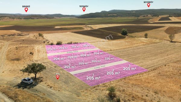 Malkara'da Telefon Fiyatına 204m² Toprak Sahibi Olabilirsiniz