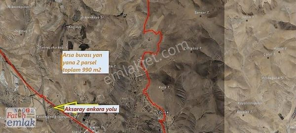 Ulukışla Alpagutta Çok Uygun Fiyata 2 Adet Satlık Arsa