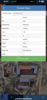 Olukpınarda Köy İçi İmarlı 2 Tarafı Yol 467 M2 Satılık Arsa