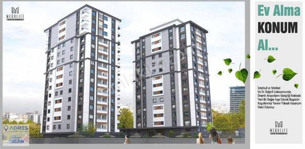 Mega Life Bağcılar Projesinde Kampanya Son 2+1 Daire 1. Kat!!!