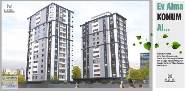 Kampanya!!! Mega Life Bağcılar Projesinde Büyük 3+1 Daire