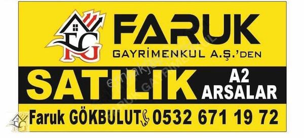 Faruk Emlaktan Satlık Asvalt Üstü Bağ Evlik Arazi