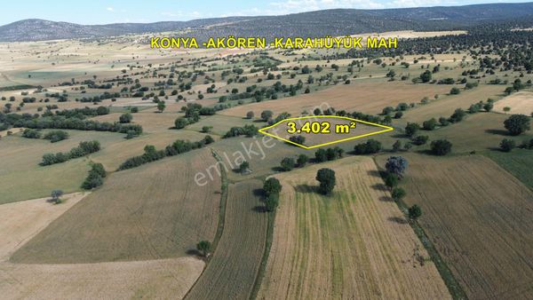 Akören / Karahüyük De 3.402 M² Satılık Kupon Tarla