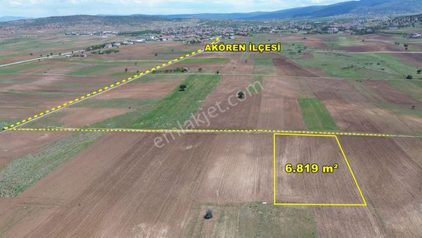 Akören Tülce De 6.819 M2 Müstakil Tapulu Tarla