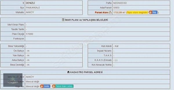 Gürlesin'den Akköy Mahallesinde Satılık Tarla