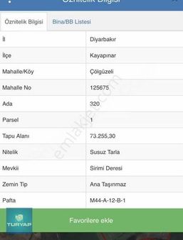 Çölgüzelinde Satılık Arsa