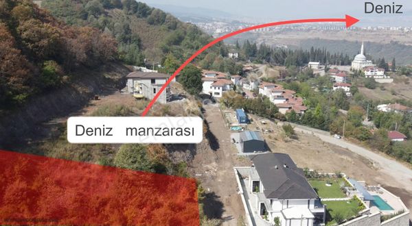 Kocaeli Başiskele Doğantepe Deniz, Doğa Ve Şehir Manzaralı Arsa
