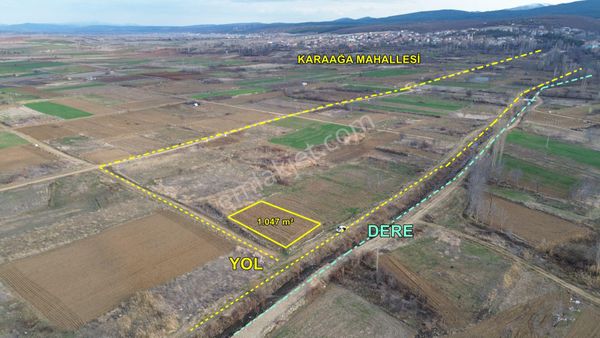 Doğanhisarda Yerleşime Yakın Sulak Dereye Cephe 1.047 M² Bahçelik