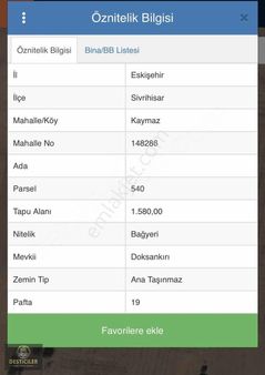 Om-desticilerden Sivrihisar Koza Altın Madenine Yakın Tarla