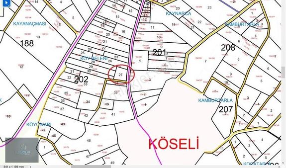 Ferizli Köy Asfaltına Cepheli Tarla