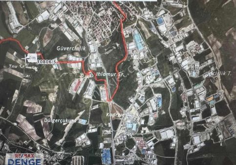 Arnavutköy Yeşilbayır Mevkiinde Satılık 1943 M2 Ticari İmarlı Arsa