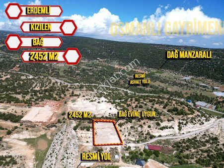 Kızılen Köyü 2.5 Dönüm Satılık Tarla Resmi Yolu Var