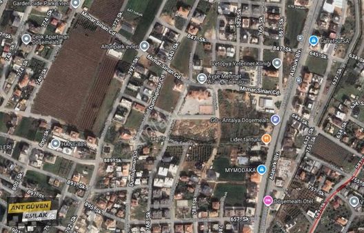 Merkezi Konum Go Petrol Arkası 395 M2 Köşe Başı 0.80 Emsal Arsa