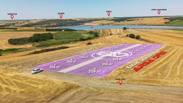 Silivri Değirmenköy'de Gölet Manzaralı 209 M² Satılık Tarla
