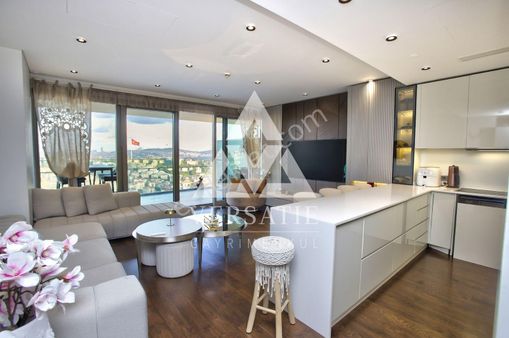 Zorlu Center Kiralık Teraslı Boğaz Manzaralı 165m2 Eşyalı 1+1