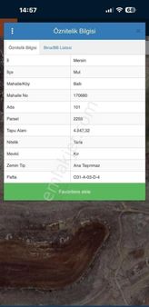 Mısırlı'dan Mersin Mut Ballı'da Satılık Tarla