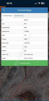Mısırlı'dan Mersin Mut'ta Satılık Tarla