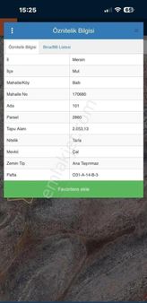 Mısırlı'dan Mersin Mut'ta Satılık Tarla