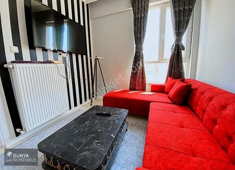 Dünyadan Kiralık Eşyalı 1+1 Lüks Daire Abonelik Açk Depozito Yok