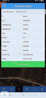 Bursa Orhangazi Heceler Mah. Çift Yola Cephe 464 M2 Zeytinlik