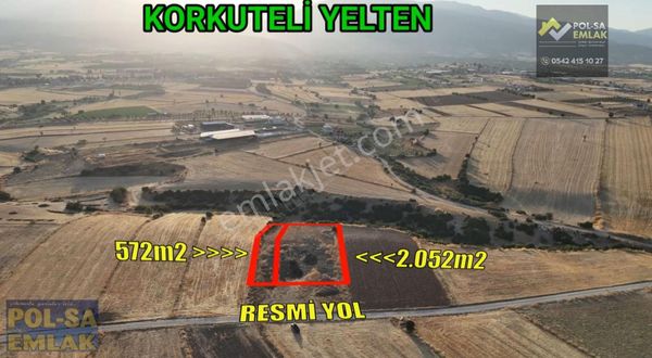 Korkuteli Yelten'de Satılık 2 Adet Tarla